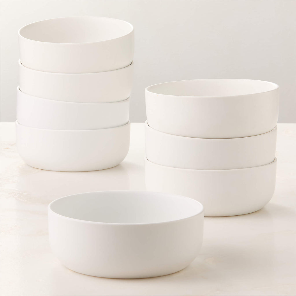 Mori Matte White Soup Bowl