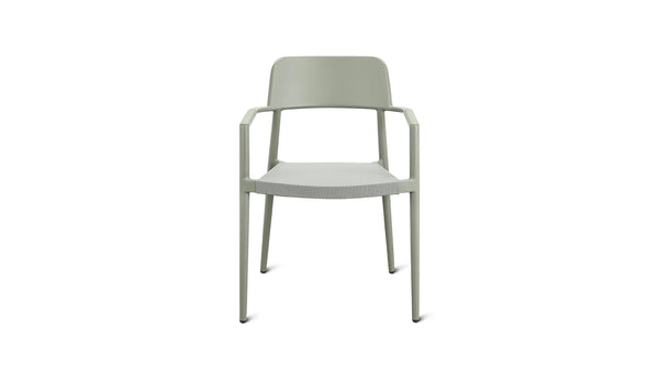 Olive Grey Outdoor Dining Chair (Set of Two)