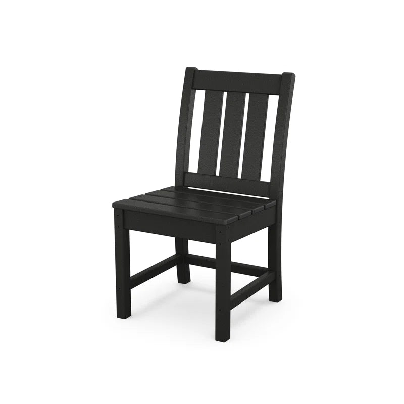 Oxford Black Outdoor Dining Side Chair (Set of 2)