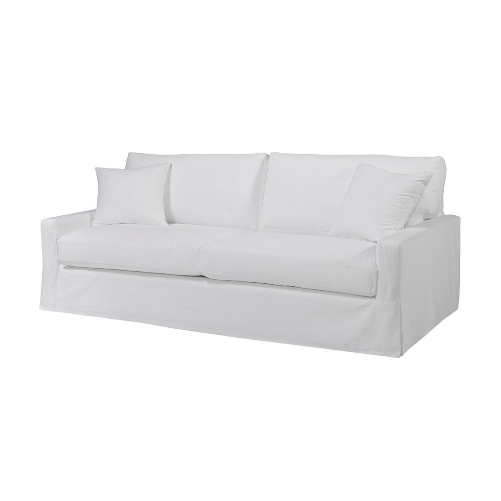 Peyton Slipcovered Sofa Arctic White