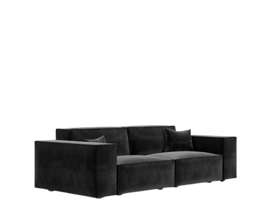 Carter Loveseat – Black