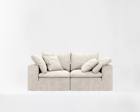 Cloud Helium Cloud Loveseat Sofa
