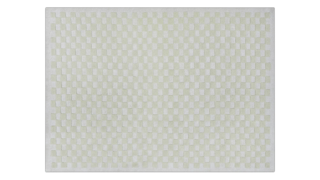 Checkers Rug Aloe 8x10