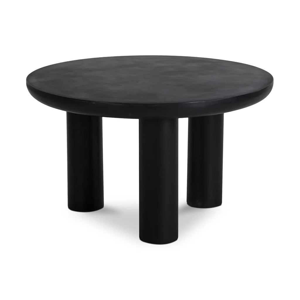 Rocca Round Dining Table Black
