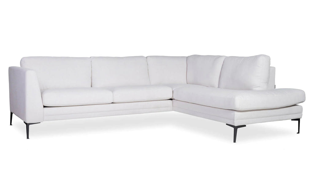 Sunday Sofa Sectional Right Facing - Vanilla