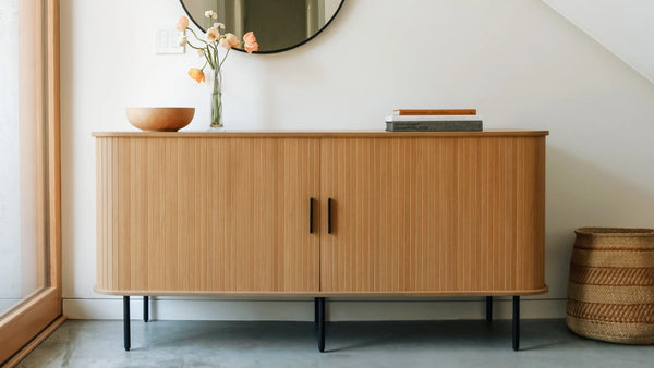 White Oak Tambour Sideboard