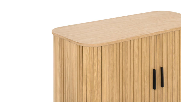 Edge Tambour Sideboard White Oak Small