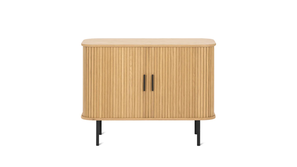 Edge Tambour Sideboard White Oak Small