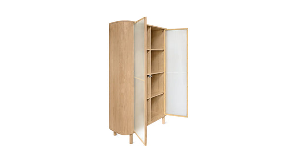 Show Cabinet White Oak