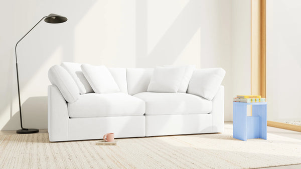 Cloud Style 2-Piece Large Sectional Sea Salt