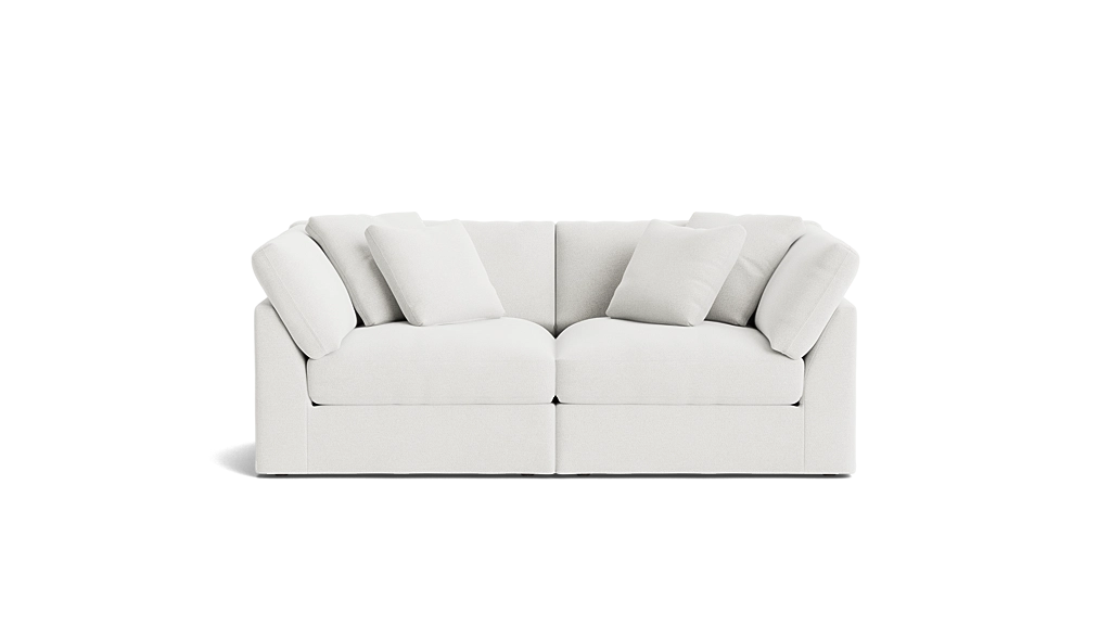 Cloud Style 2-Piece Large Sectional Sea Salt