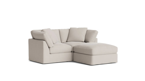 Cloud Style 3-Piece Standard Sectional Clay