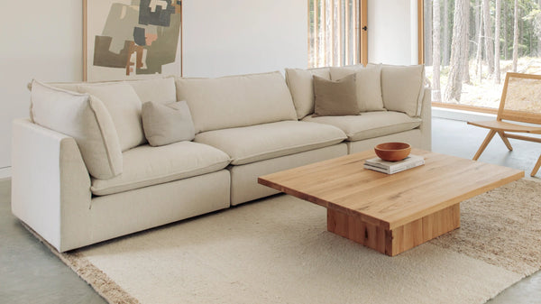 Cloud Chill 3-Piece Sectional Modular Birch