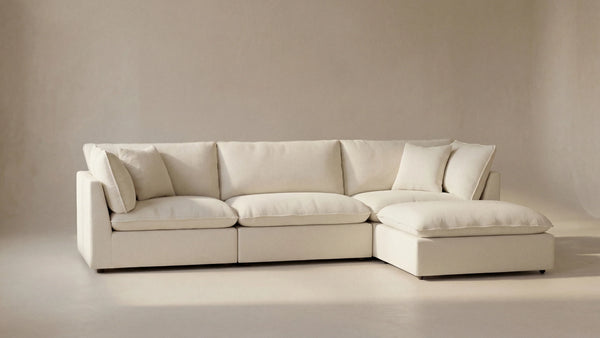 Chill Cloud 4-Piece Modular Sofa Birch