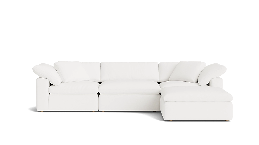 Cloud Style 4-Piece Modular Large Sectional- Brie