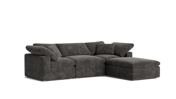 Cloud Style 4-Piece Sectional ModularStandard Truffle