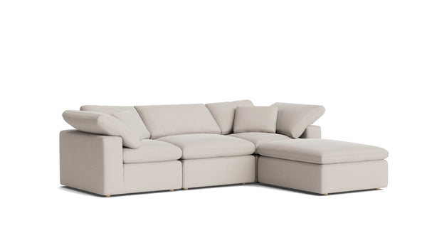 Cloud Clay 4-Piece Modular Sectional Standard