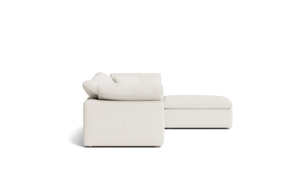 Cloud Style 4-Piece Modular Sectional Standard - Cream Linen