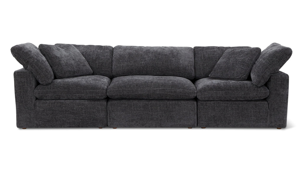 Cloud Style 3-Piece Modular Sofa Sectional Standard Truffle