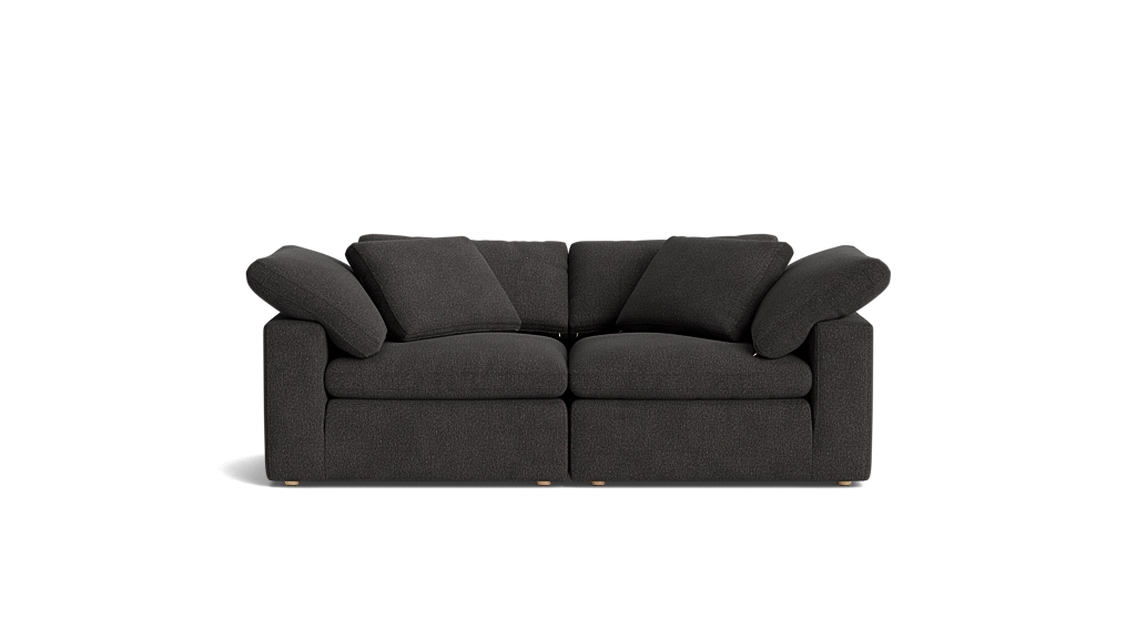 Cloud Style 2-Piece Sectional - Dark Shadow