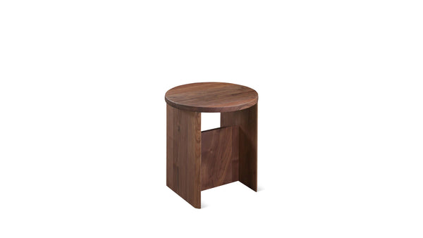 Walnut Side Table Stool