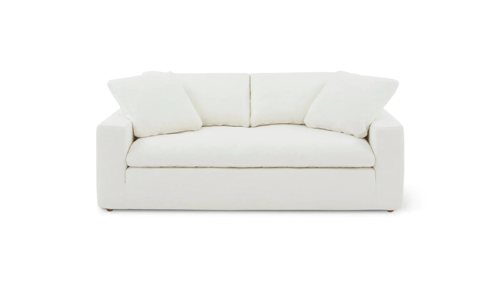 Cloud Style Sofa - Cream Linen 2.5 Seater