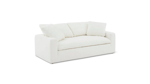 Cloud Style Sofa - Cream Linen 2.5 Seater