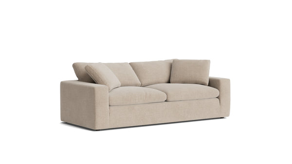 Cloud Style Champagne 3-Seater Sofa