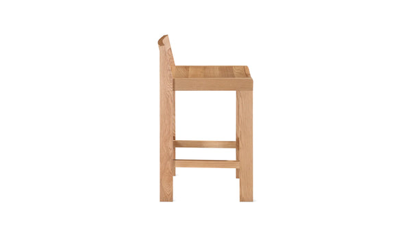 Plane Stool Counter, Oak