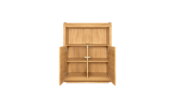 Roll Out Cabinet Oak