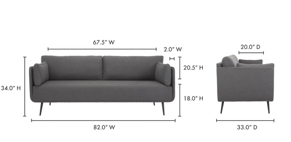 Rodrigo Sofa Anthracite