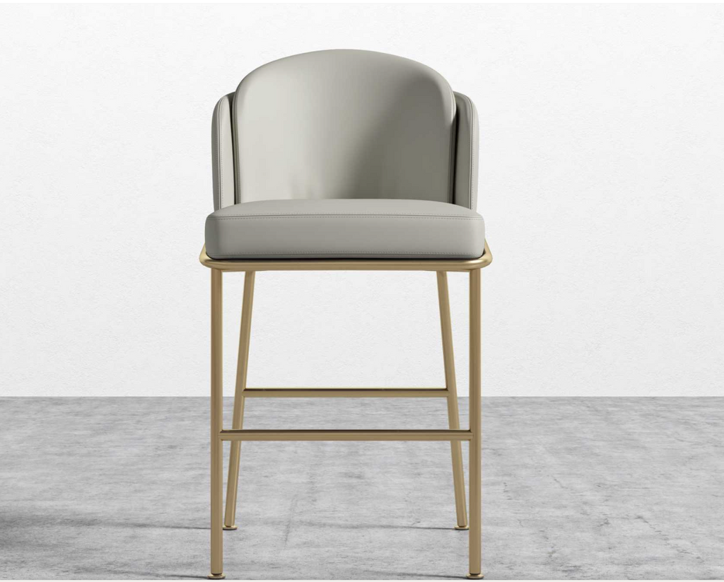 Angelo Counter Stool Taupe Gold