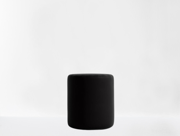 Black Outdoor Pouf