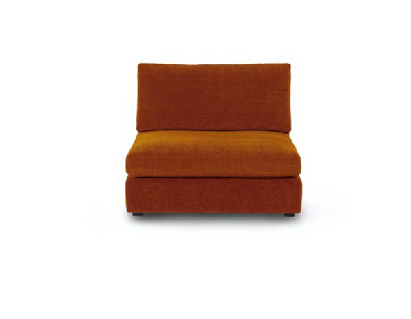 Beta Rowan Orange Armless Chair Module