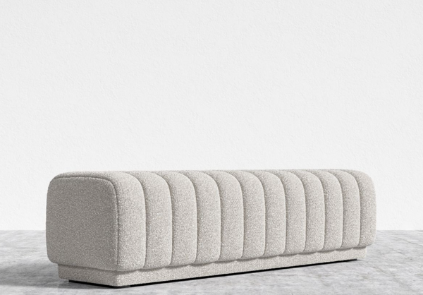 Berlin Bench Pearl Boucle