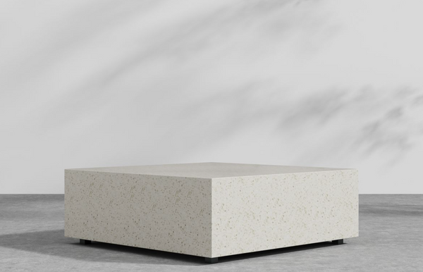 Liza Coffee Table Grande White Terrazzo