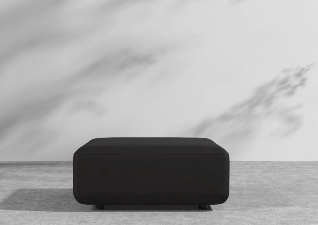 Nobi Outdoor Ottoman Black Arcadia