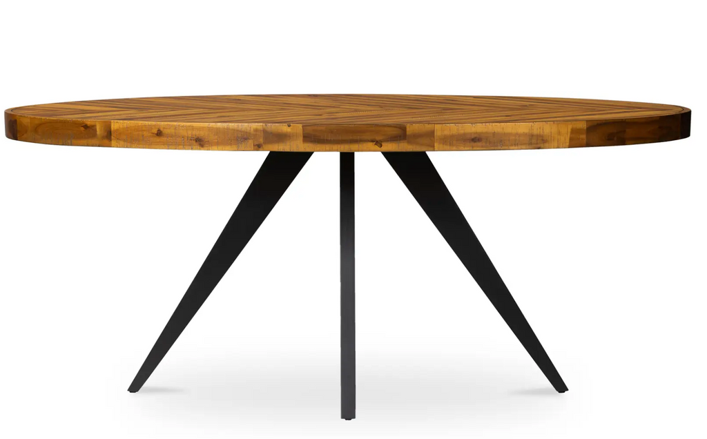 Parq Oval Dining Table Amber