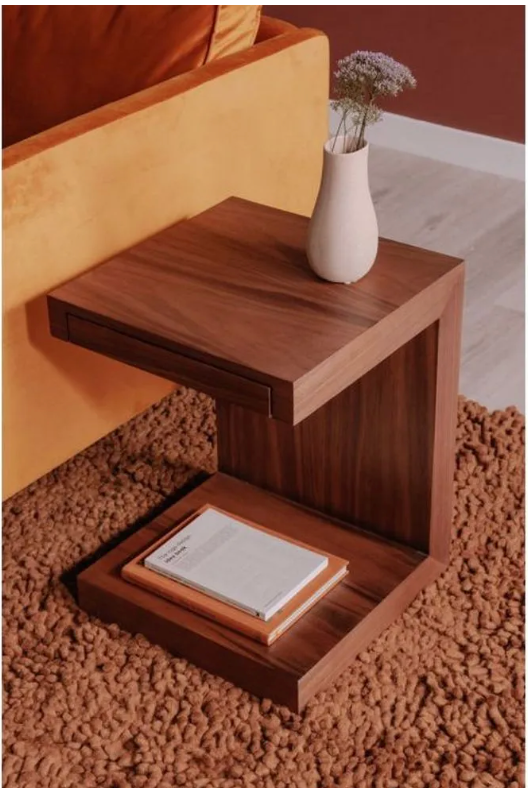 Zio Side Table Walnut