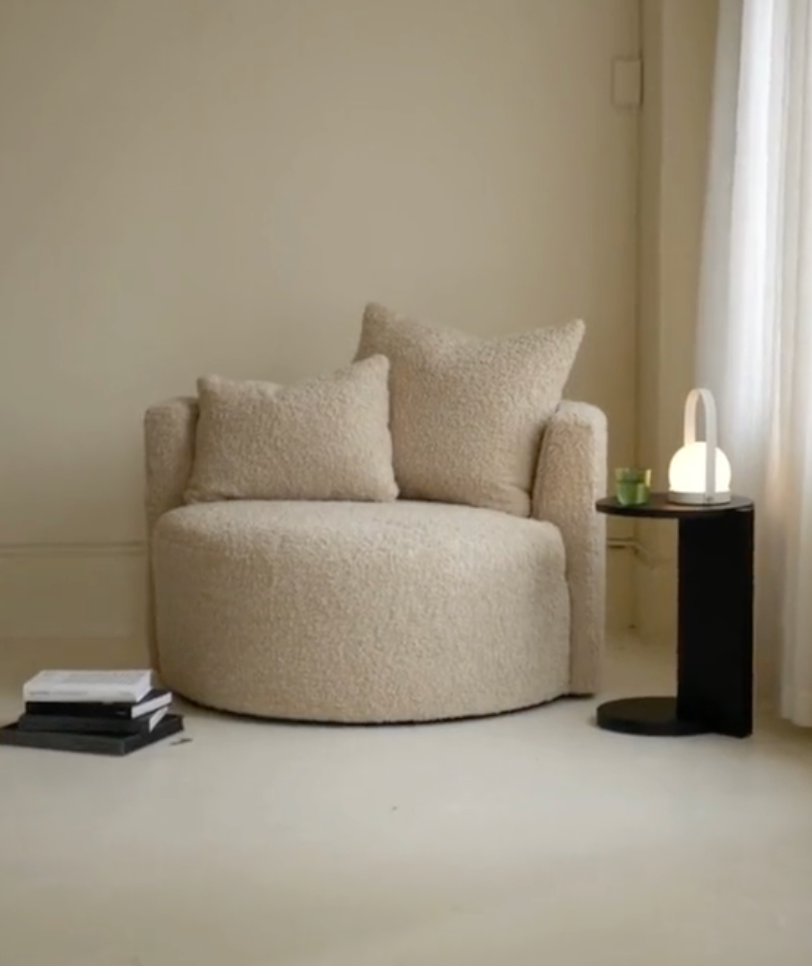 Eclipse Swivel Lounge Chair Teddy