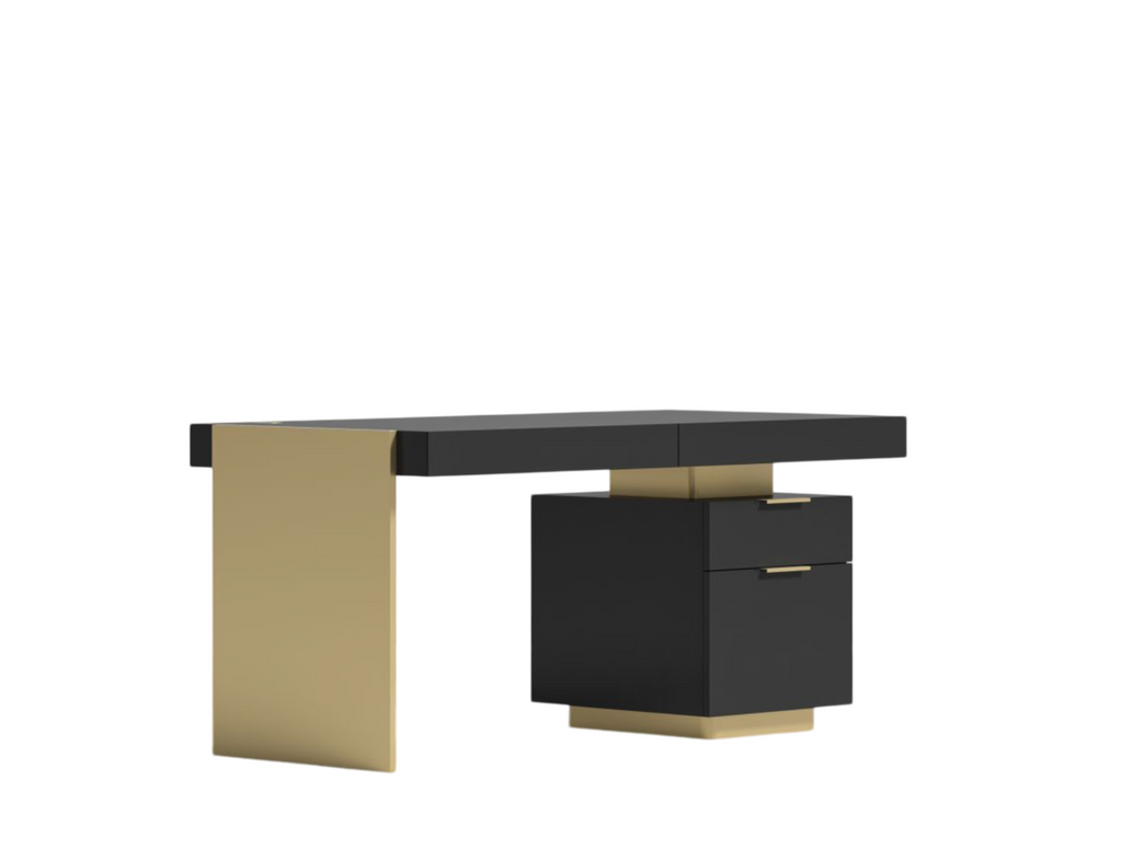 Alo Desk Black Oak Veneer