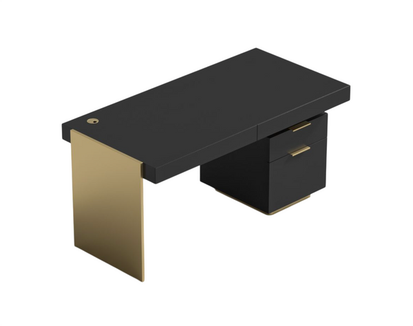 Alo Desk Black Oak Veneer