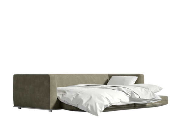 Silo Sleeper Sofa Sage Suede