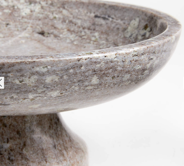 Tuscan Kitchen Marble Footed Bowl