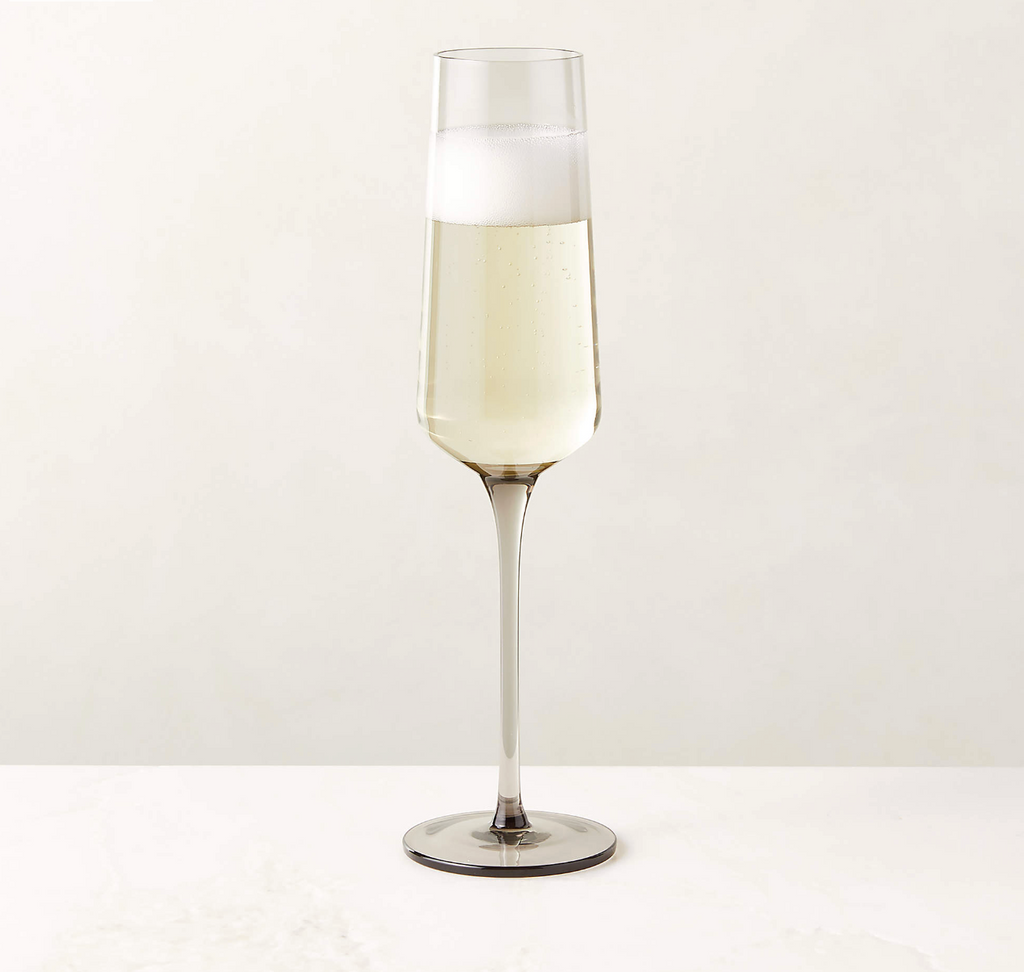 Muse Smoked Glass Champagne Flute
