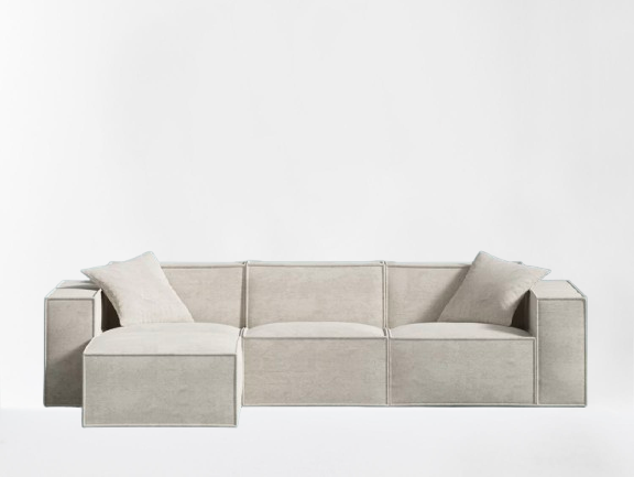 Helium Cloud - Box Style Sofa Sectional