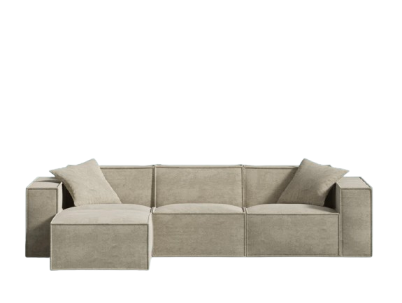Silicon Sand Modular 4-Piece Sectional