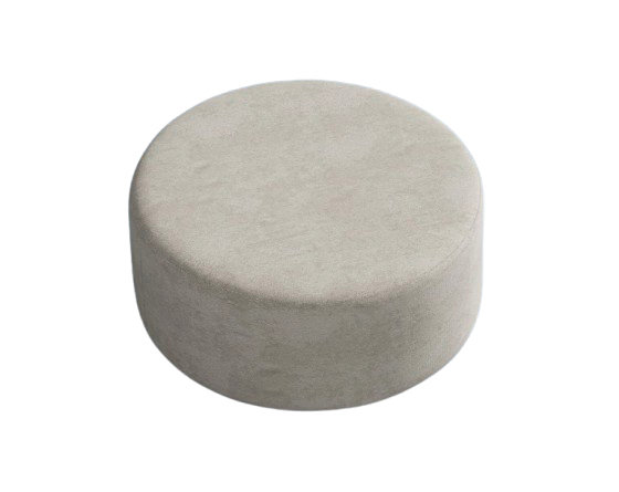 Helium Cloud Round Pouf Ottoman