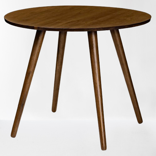 Sana 36" Round Dining Table – Walnut