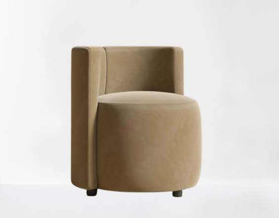 Novo Dune Plush Velvet Lounge Chair